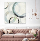 Pale Blues III by Tom Reeves on GIANT ART - green abstract