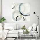 Pale Blues III by Tom Reeves on GIANT ART - green abstract