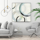 Pale Blues III by Tom Reeves on GIANT ART - green abstract