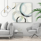 Pale Blues III by Tom Reeves on GIANT ART - green abstract