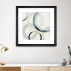 Pale Blues III by Tom Reeves on GIANT ART - green abstract