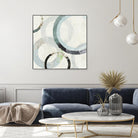 Pale Blues III by Tom Reeves on GIANT ART - green abstract