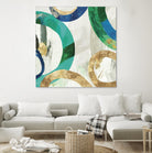 Green Rings I by Tom Reeves on GIANT ART - green abstract