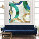 Green Rings I by Tom Reeves on GIANT ART - green abstract