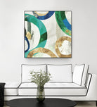 Green Rings I by Tom Reeves on GIANT ART - green abstract