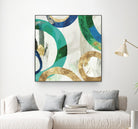 Green Rings I by Tom Reeves on GIANT ART - green abstract