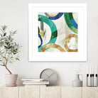 Green Rings I by Tom Reeves on GIANT ART - green abstract