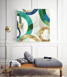 Green Rings I by Tom Reeves on GIANT ART - green abstract