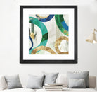 Green Rings I by Tom Reeves on GIANT ART - green abstract