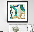 Green Rings I by Tom Reeves on GIANT ART - green abstract