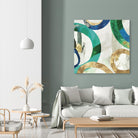 Green Rings I by Tom Reeves on GIANT ART - green abstract