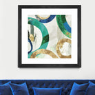 Green Rings I by Tom Reeves on GIANT ART - green abstract