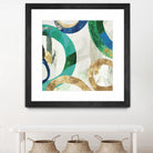 Green Rings I by Tom Reeves on GIANT ART - green abstract