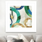 Green Rings I by Tom Reeves on GIANT ART - green abstract