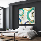 Green Rings II by Tom Reeves on GIANT ART - green abstract