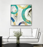 Green Rings II by Tom Reeves on GIANT ART - green abstract