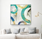 Green Rings II by Tom Reeves on GIANT ART - green abstract