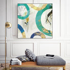 Green Rings II by Tom Reeves on GIANT ART - green abstract