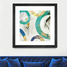 Green Rings II by Tom Reeves on GIANT ART - green abstract