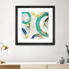 Green Rings II by Tom Reeves on GIANT ART - green abstract