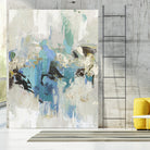 Blue Silver I by Tom Reeves on GIANT ART - white abstract