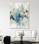Blue Silver I by Tom Reeves on GIANT ART - white abstract