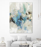 Blue Silver I by Tom Reeves on GIANT ART - white abstract