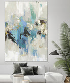 Blue Silver I by Tom Reeves on GIANT ART - white abstract