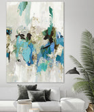 Blue Silver II by Tom Reeves on GIANT ART - blue abstract