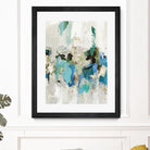 Blue Silver II by Tom Reeves on GIANT ART - blue abstract