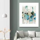 Blue Silver II by Tom Reeves on GIANT ART - blue abstract