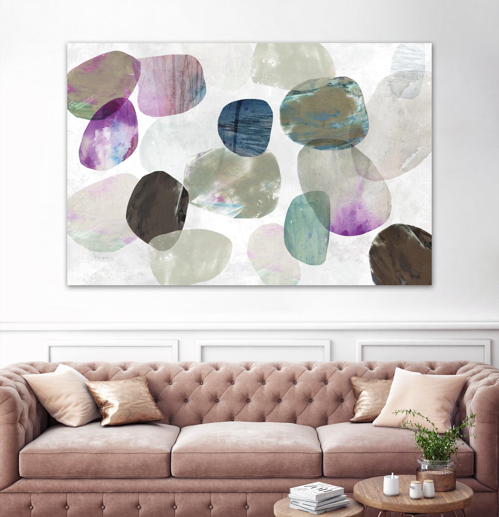 Marble I by Tom Reeves on GIANT ART - purple abstract