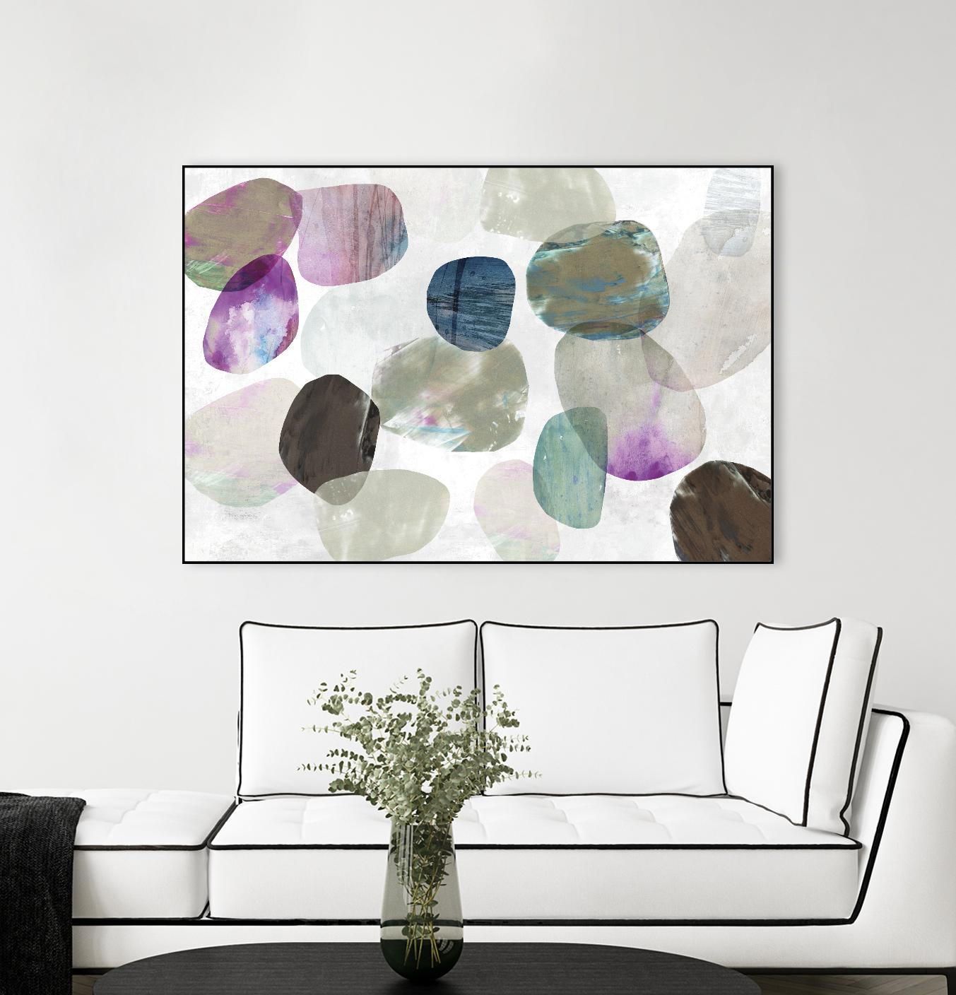 Marble I by Tom Reeves on GIANT ART - purple abstract