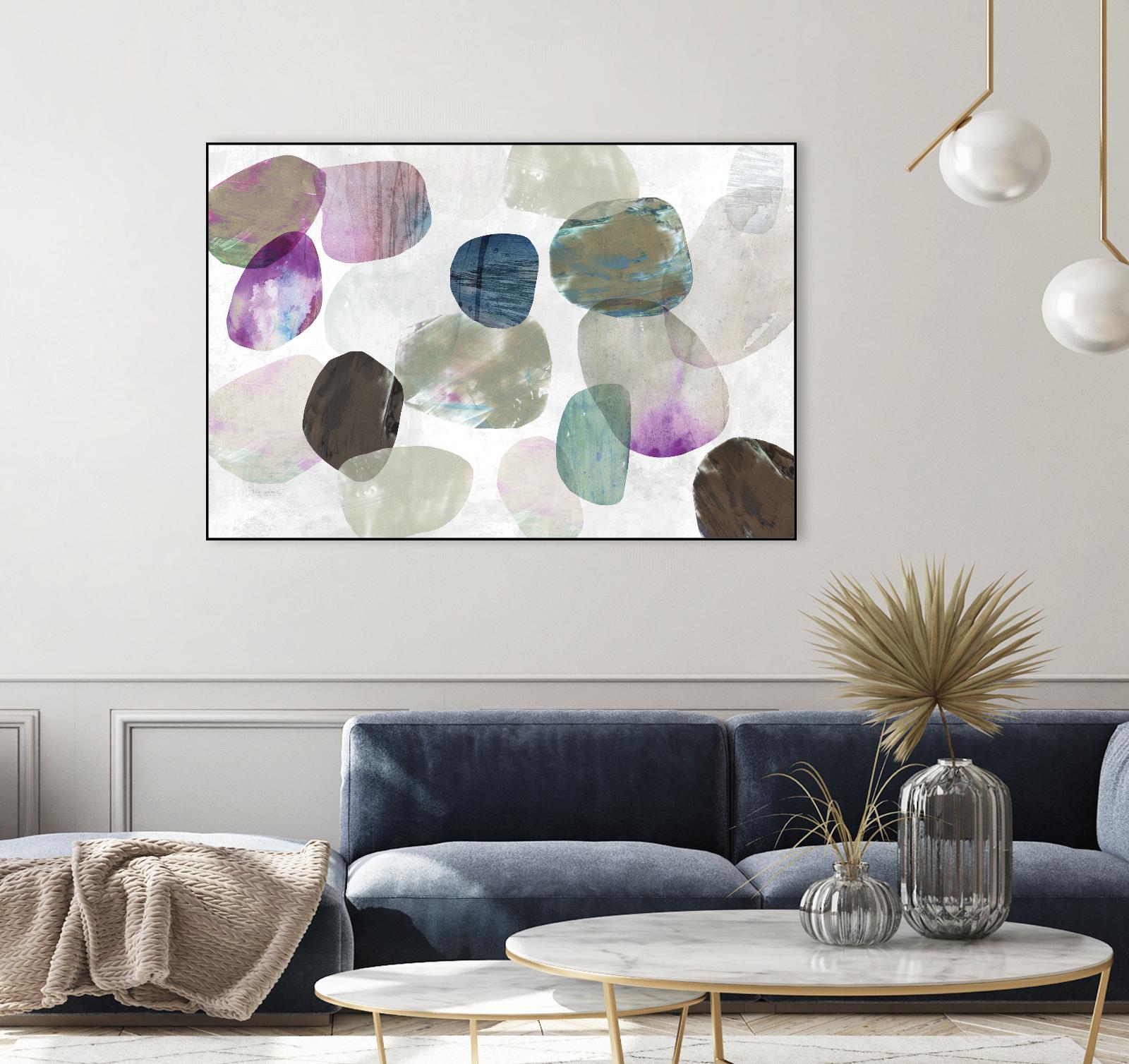 Marble I by Tom Reeves on GIANT ART - purple abstract