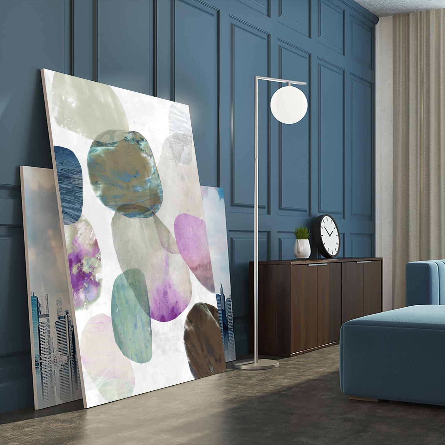 Marble III by Tom Reeves on GIANT ART - purple abstract