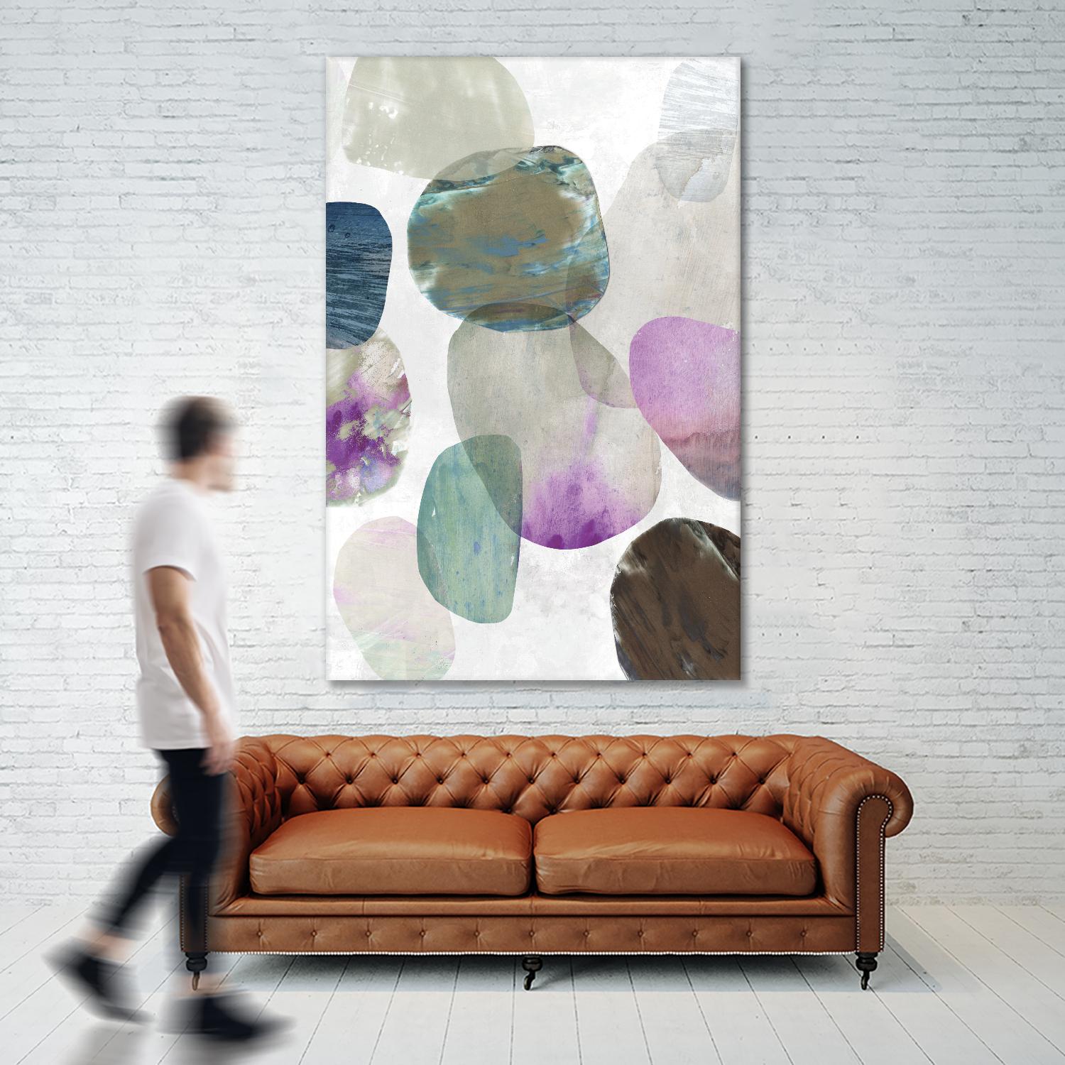 Marble III by Tom Reeves on GIANT ART - purple abstract