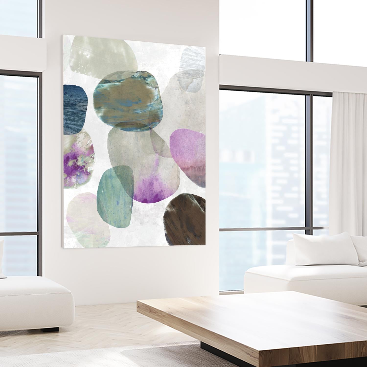 Marble III by Tom Reeves on GIANT ART - purple abstract