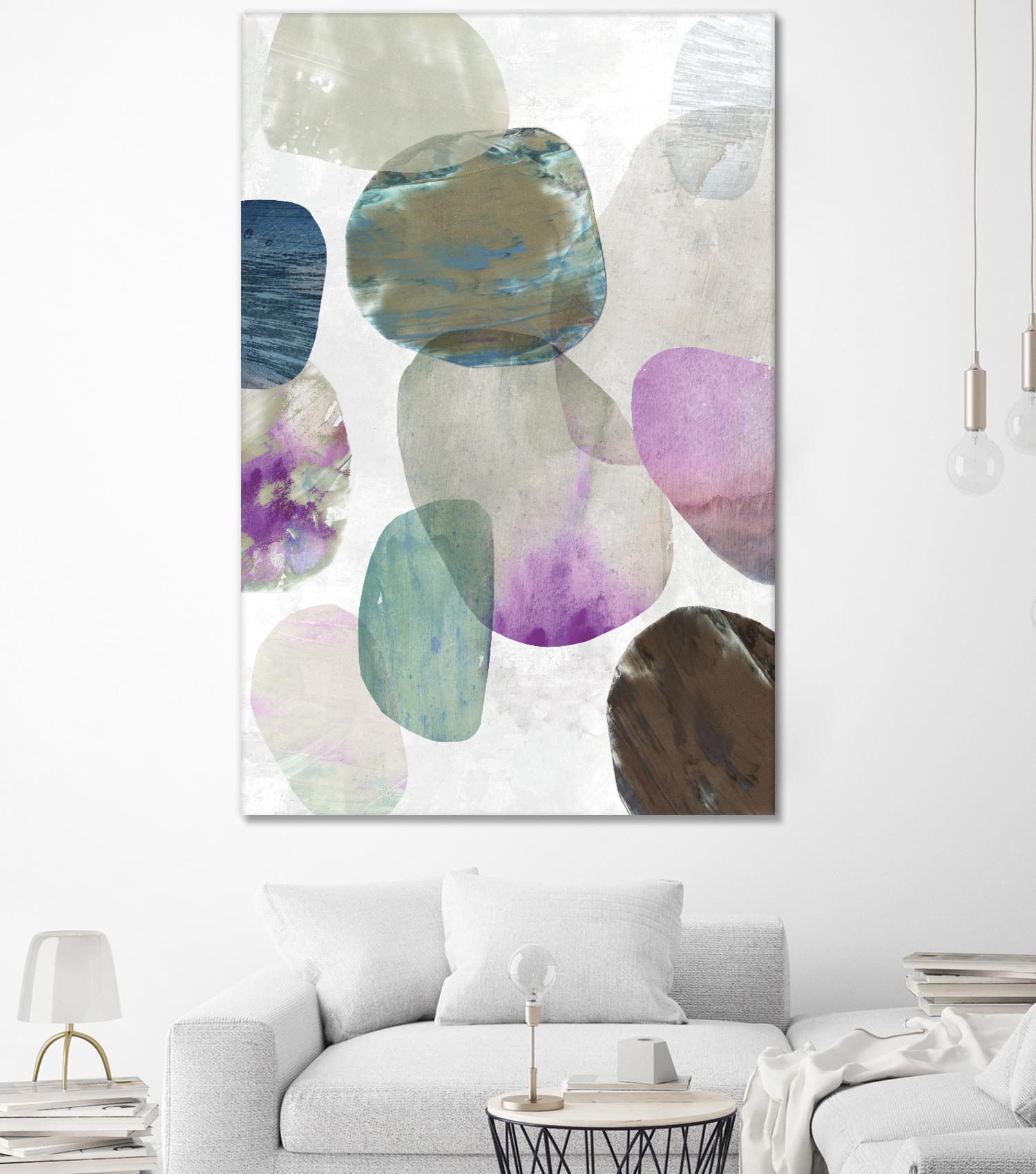 Marble III by Tom Reeves on GIANT ART - purple abstract