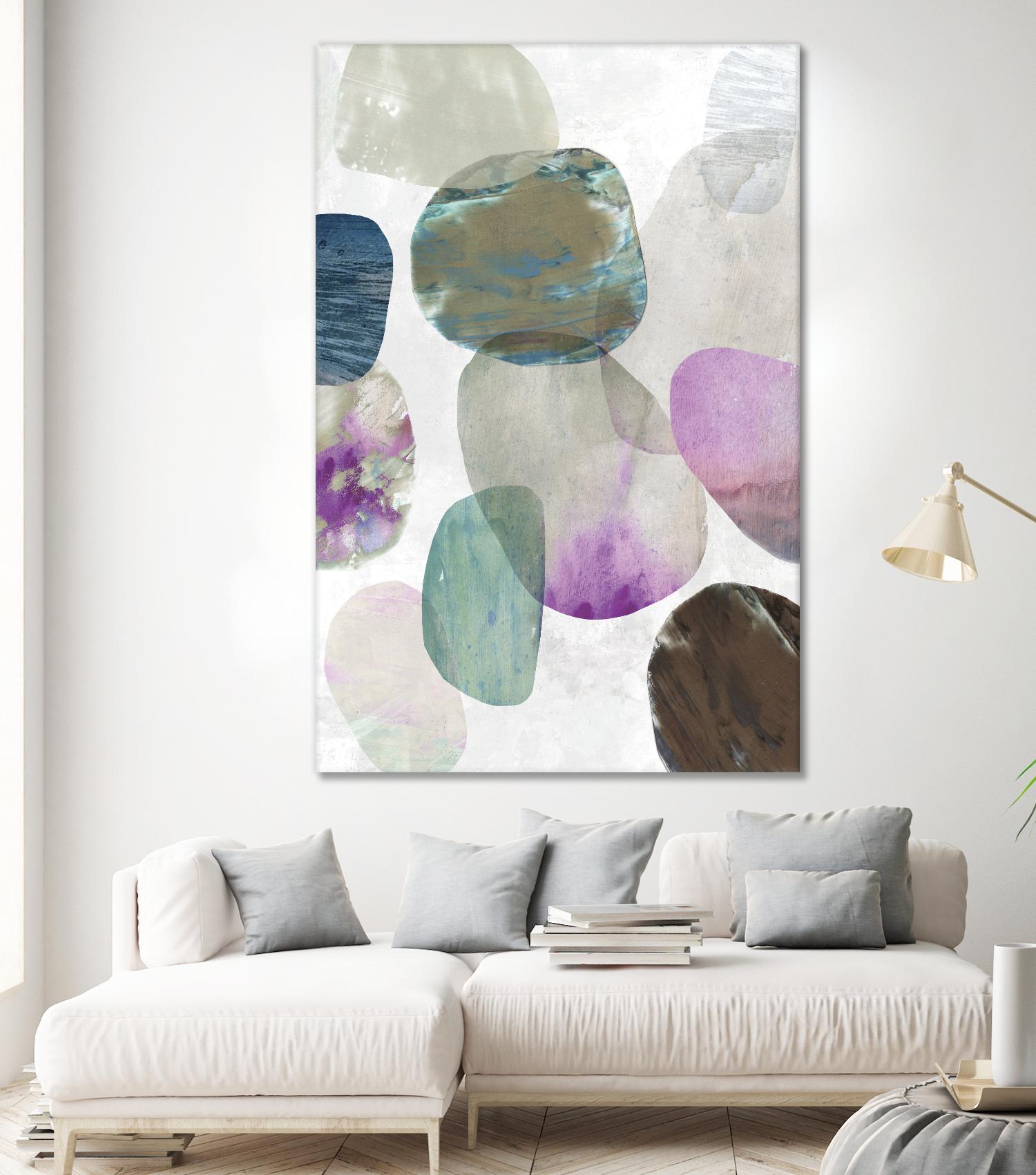 Marble III by Tom Reeves on GIANT ART - purple abstract