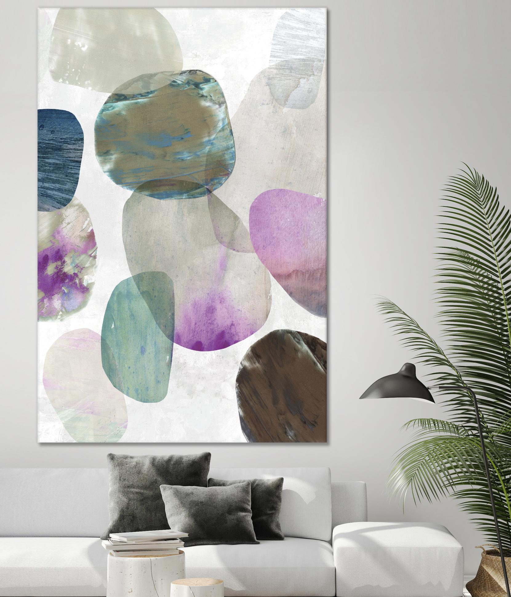 Marble III by Tom Reeves on GIANT ART - purple abstract