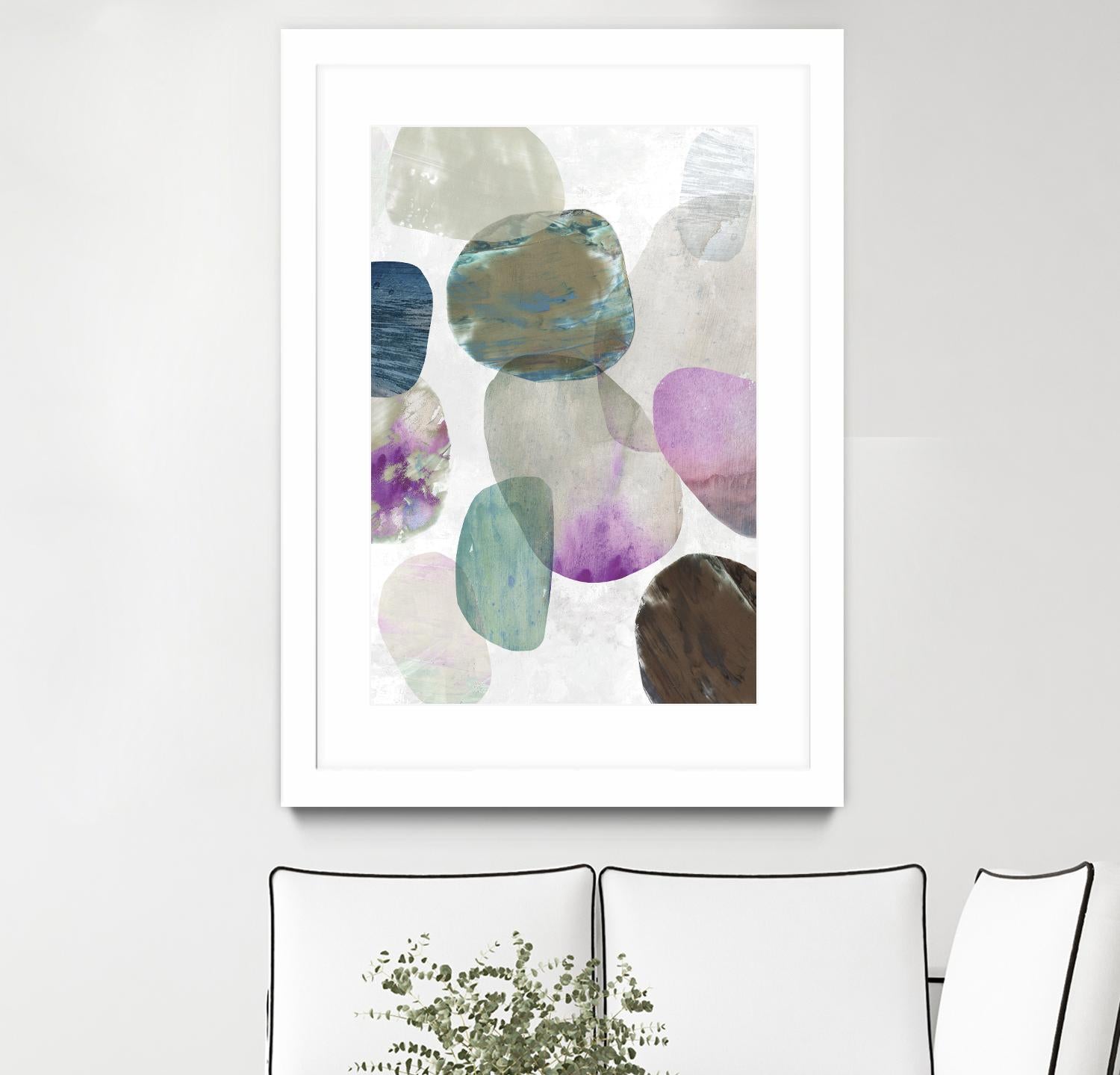 Marble III by Tom Reeves on GIANT ART - purple abstract