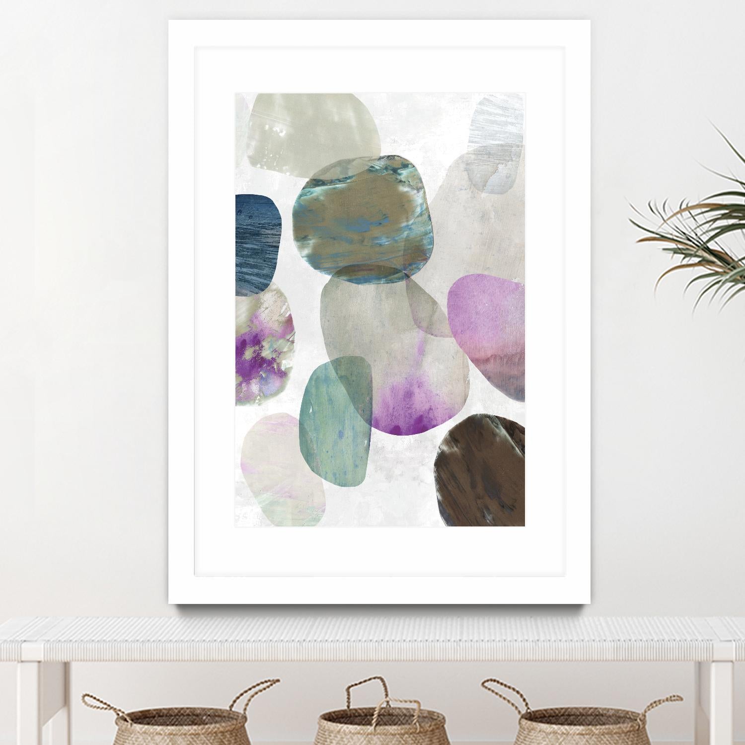 Marble III by Tom Reeves on GIANT ART - purple abstract