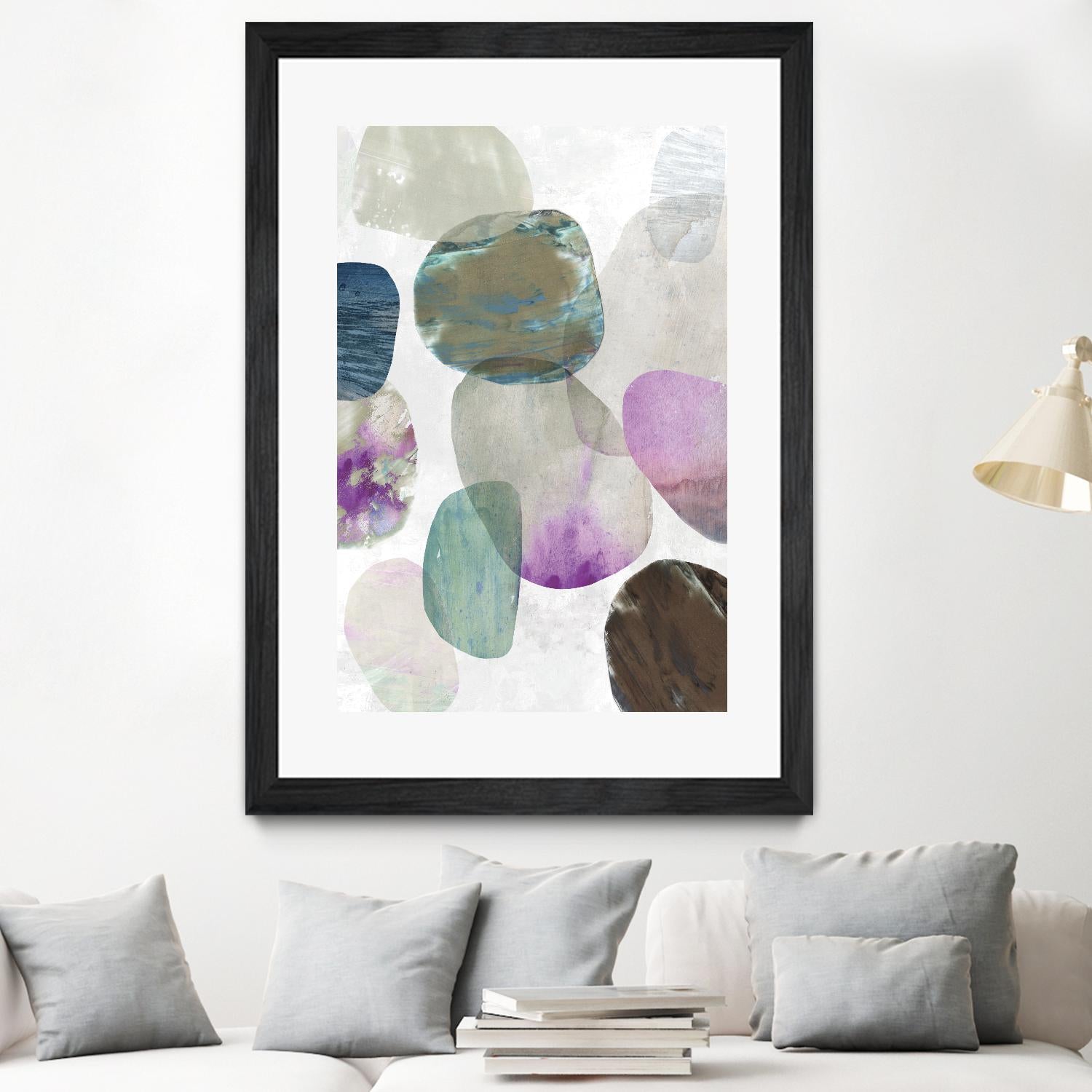 Marble III by Tom Reeves on GIANT ART - purple abstract