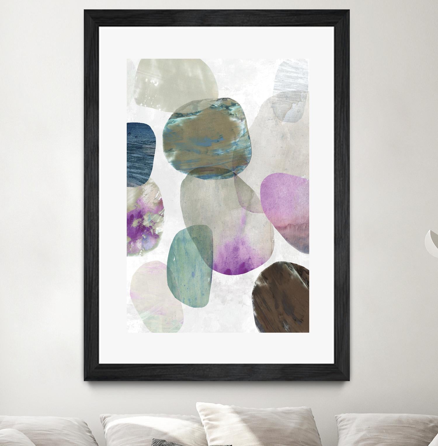 Marble III by Tom Reeves on GIANT ART - purple abstract