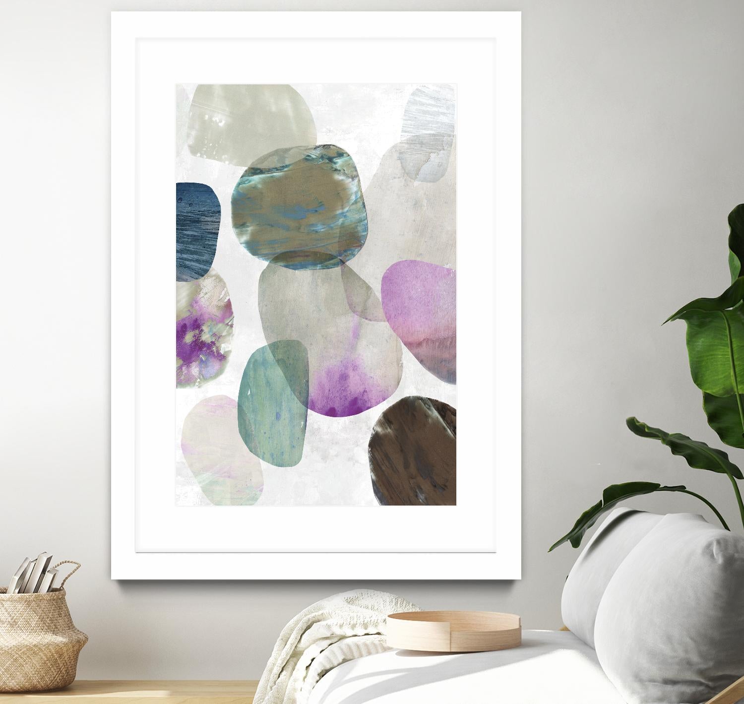 Marble III by Tom Reeves on GIANT ART - purple abstract