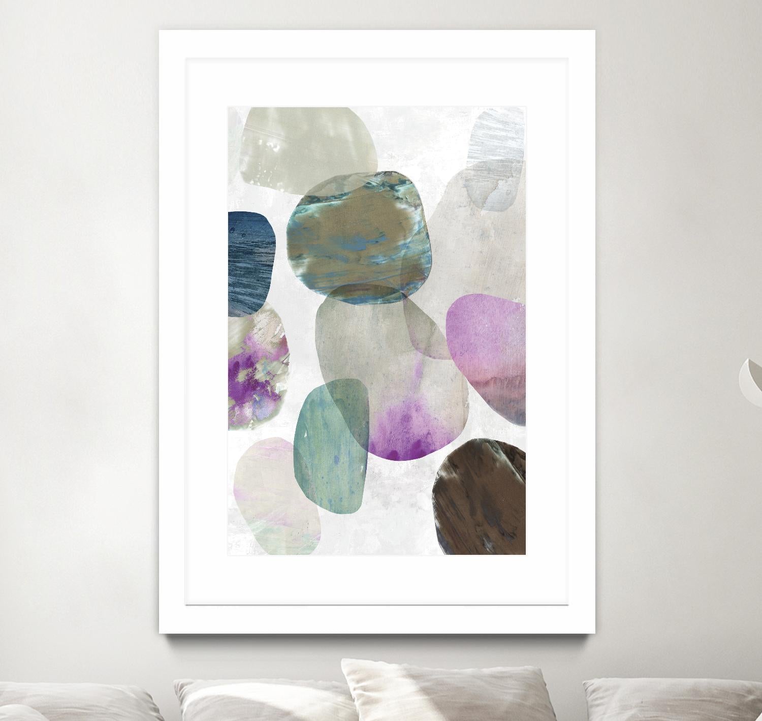 Marble III by Tom Reeves on GIANT ART - purple abstract