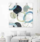 Rings I by Tom Reeves on GIANT ART - blue abstract