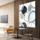 Rings I by Tom Reeves on GIANT ART - blue abstract