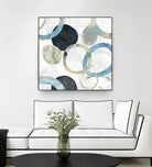 Rings I by Tom Reeves on GIANT ART - blue abstract