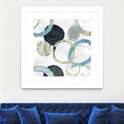 Rings I by Tom Reeves on GIANT ART - blue abstract